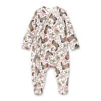 Tesa Babe Kid's Holiday Hoedown Zipper Romper in white - kids' item - detail view