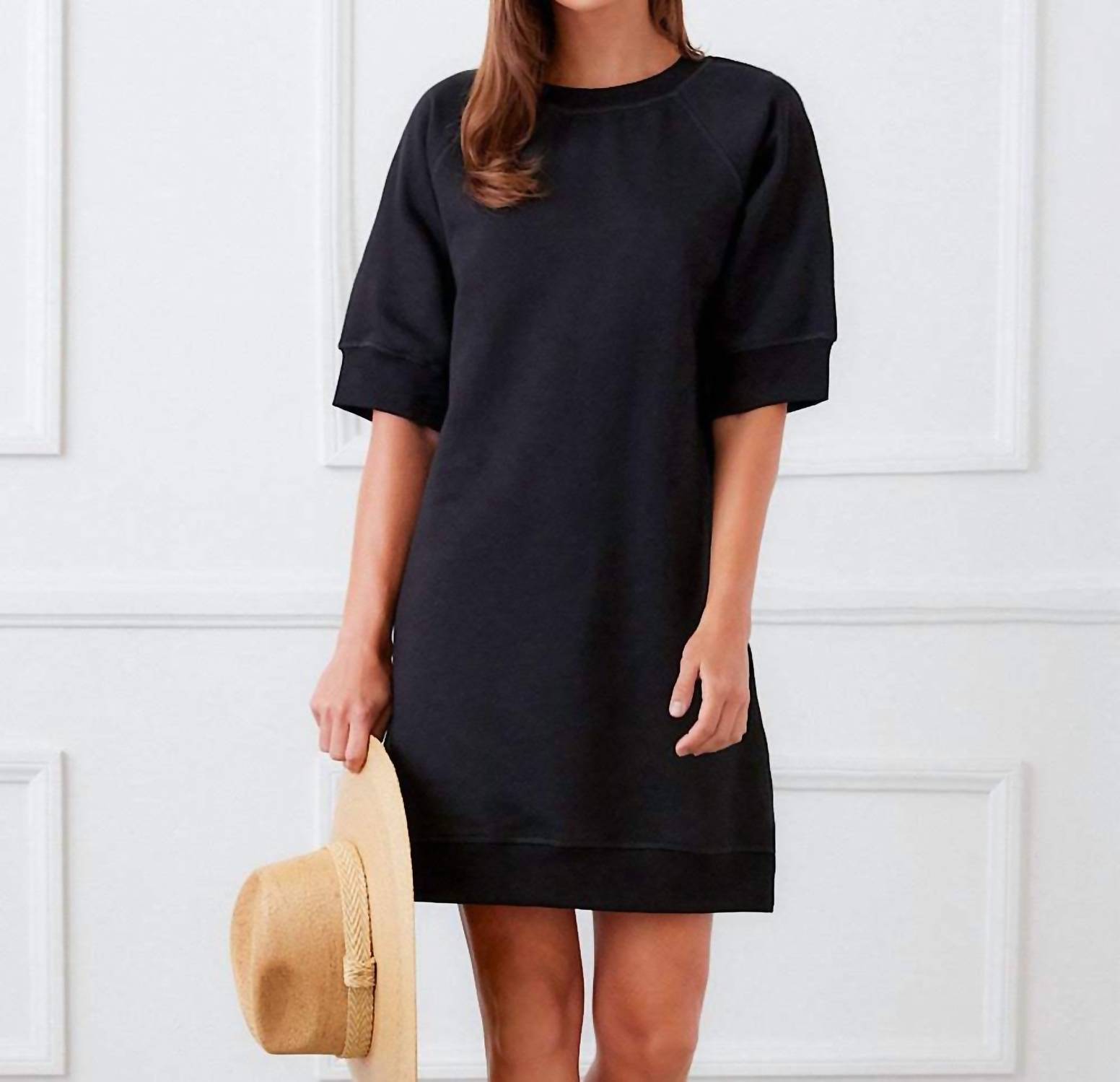 Karen Kane Raglan Sleeve Dress in black - women's dress - view 5