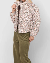Sadie & Sage - Just Looking Floral Cord Jacket