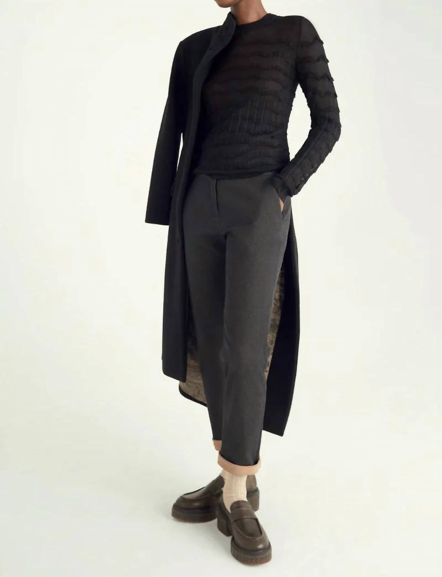 Cotelac - Straight Close-fitting Pants