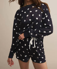 Z Supply Delia Ghost Short in black - women's shorts - alternate view