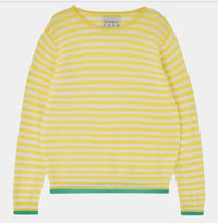 Jumper1234 - Tipped Little Stripe Crew