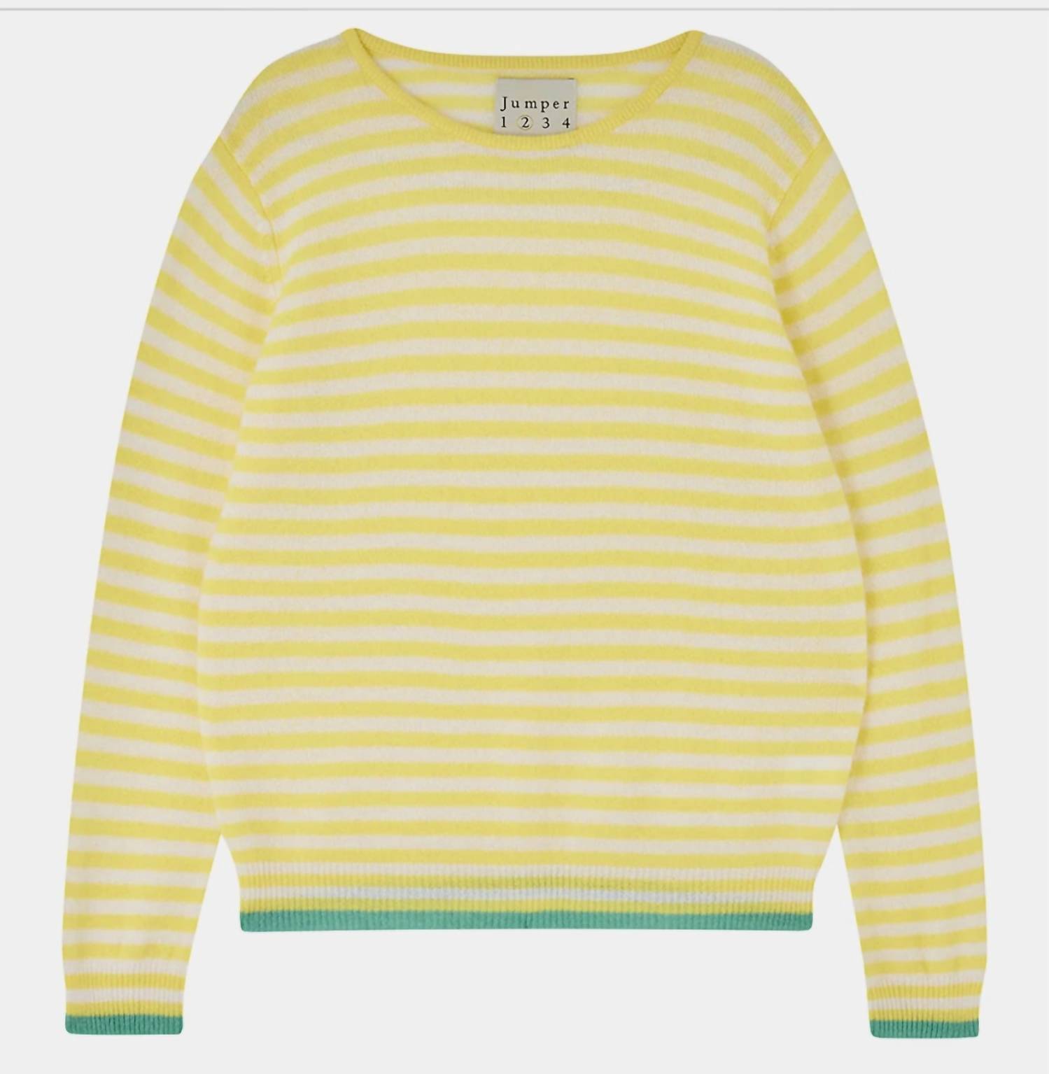 Jumper1234 - Tipped Little Stripe Crew