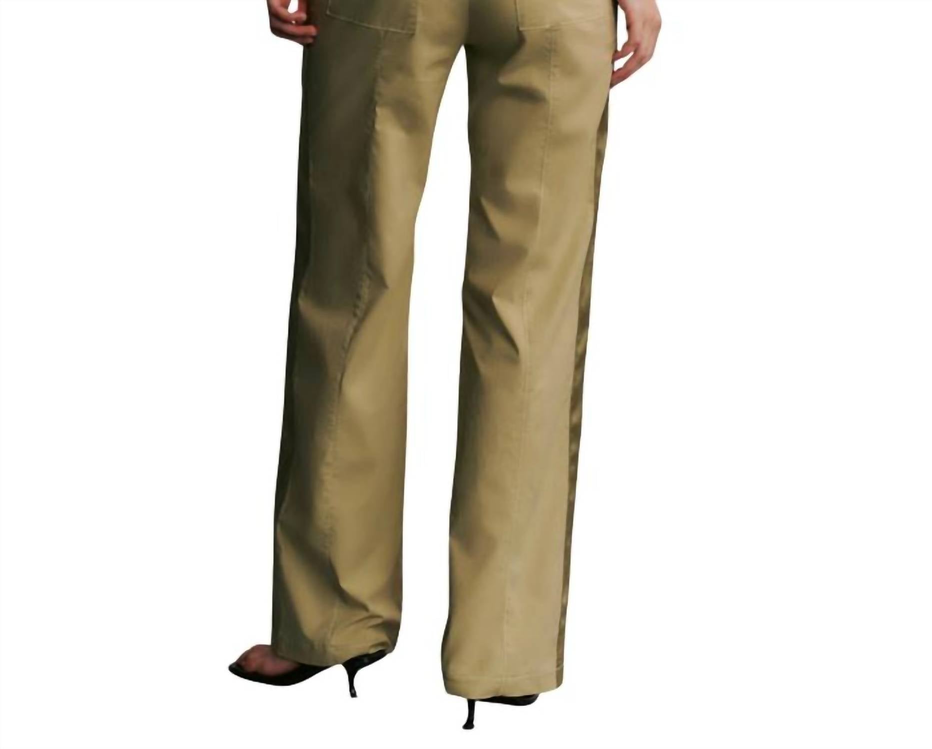 TWP Women's Izzy Pant in sage - women's pants - detail view