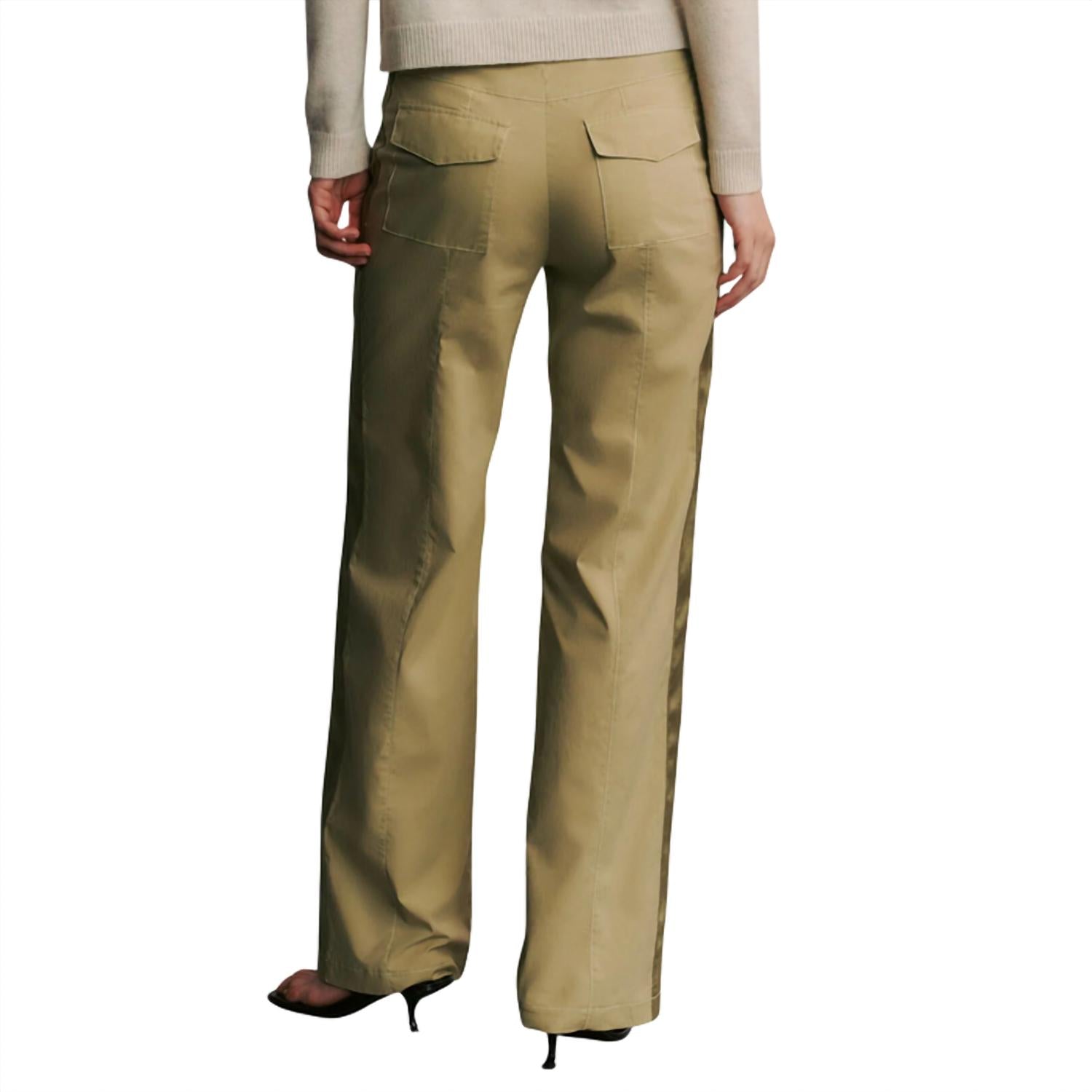 TWP Women's Izzy Pant in sage - women's pants - alternate view