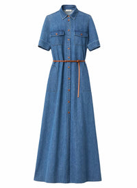 Lafayette 148 - Patch Pocket Maxi Shirtdress