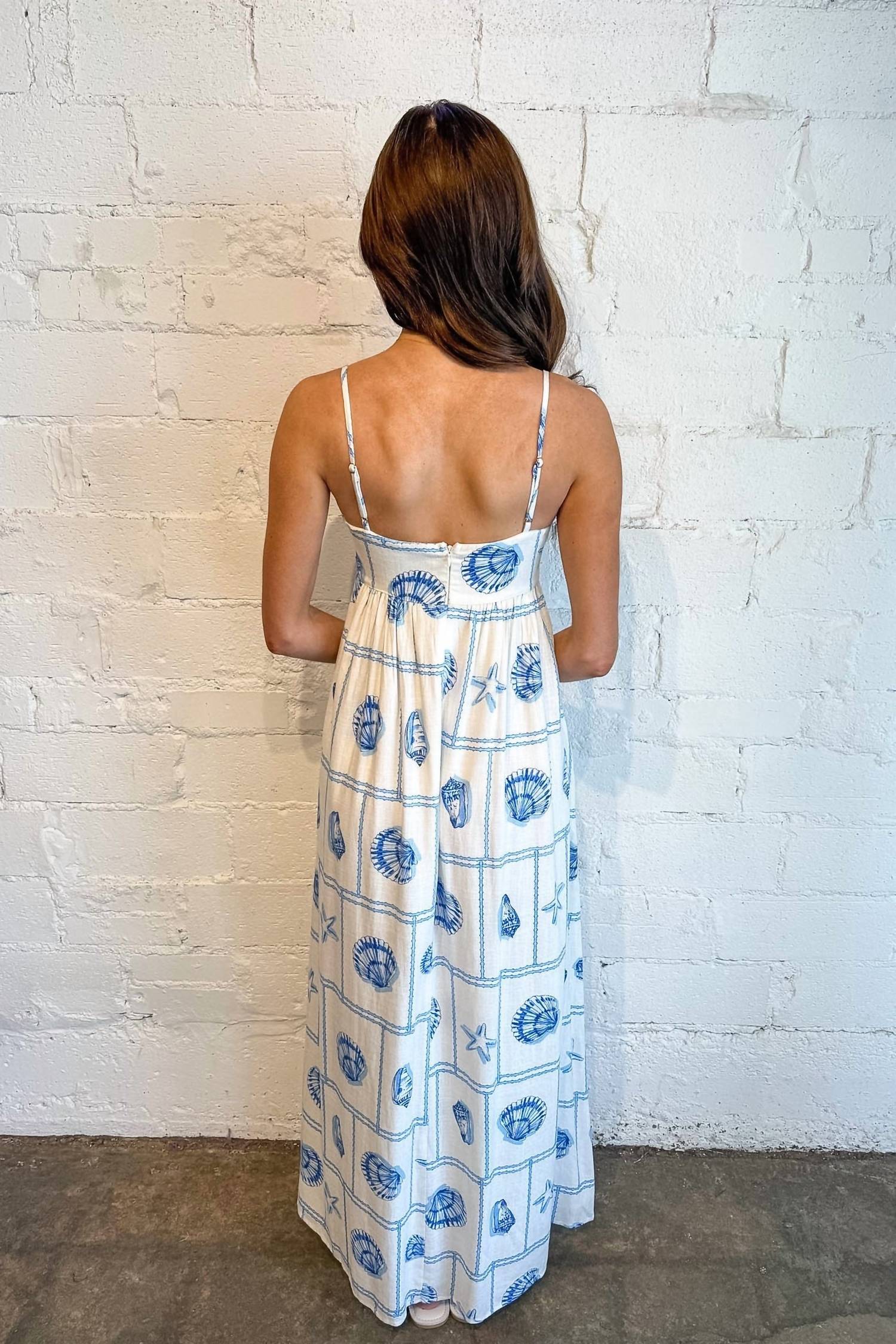 Adeline - Shell Print Dress