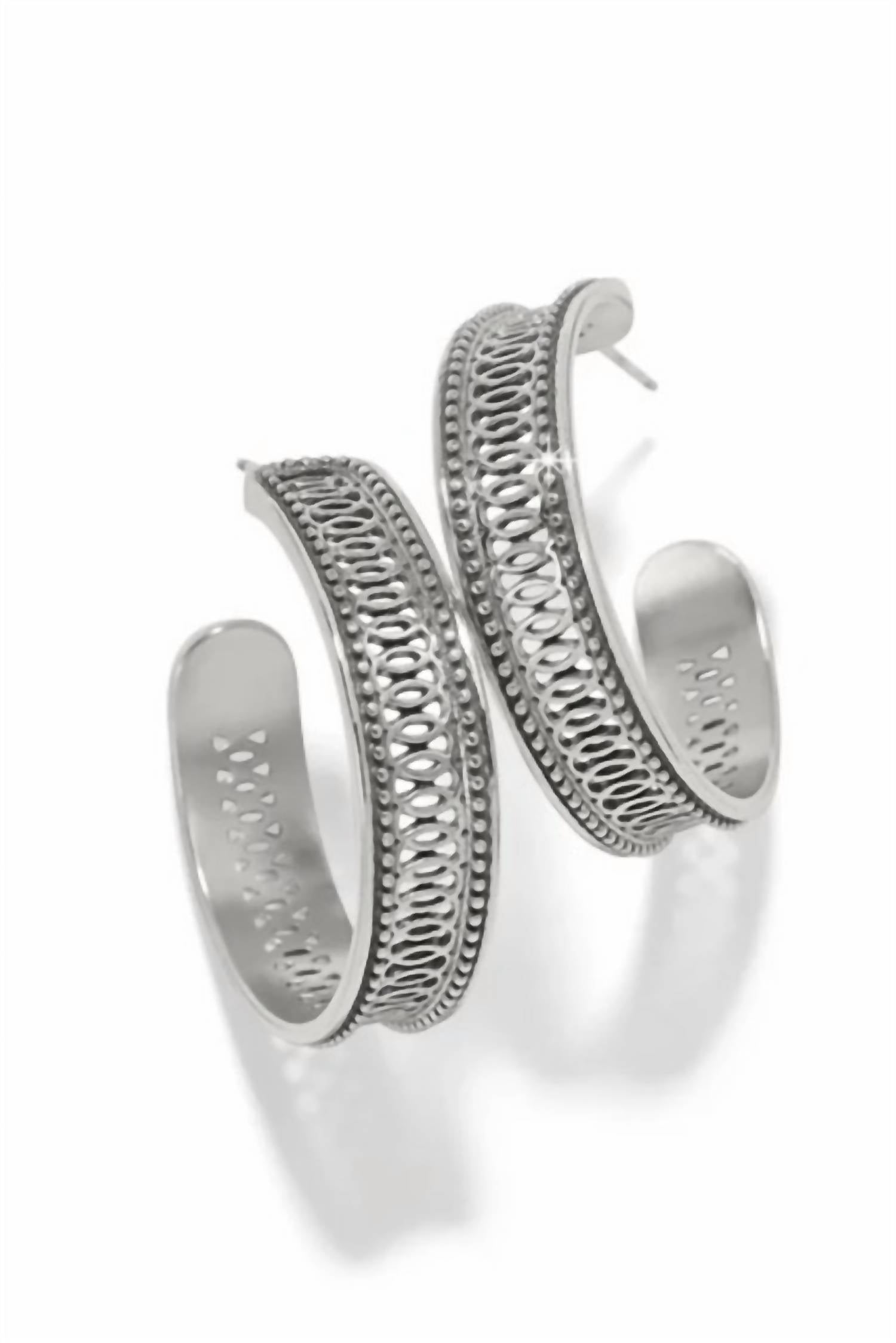 Brighton - Women's Ferrara Siena Large Hoop Earrings