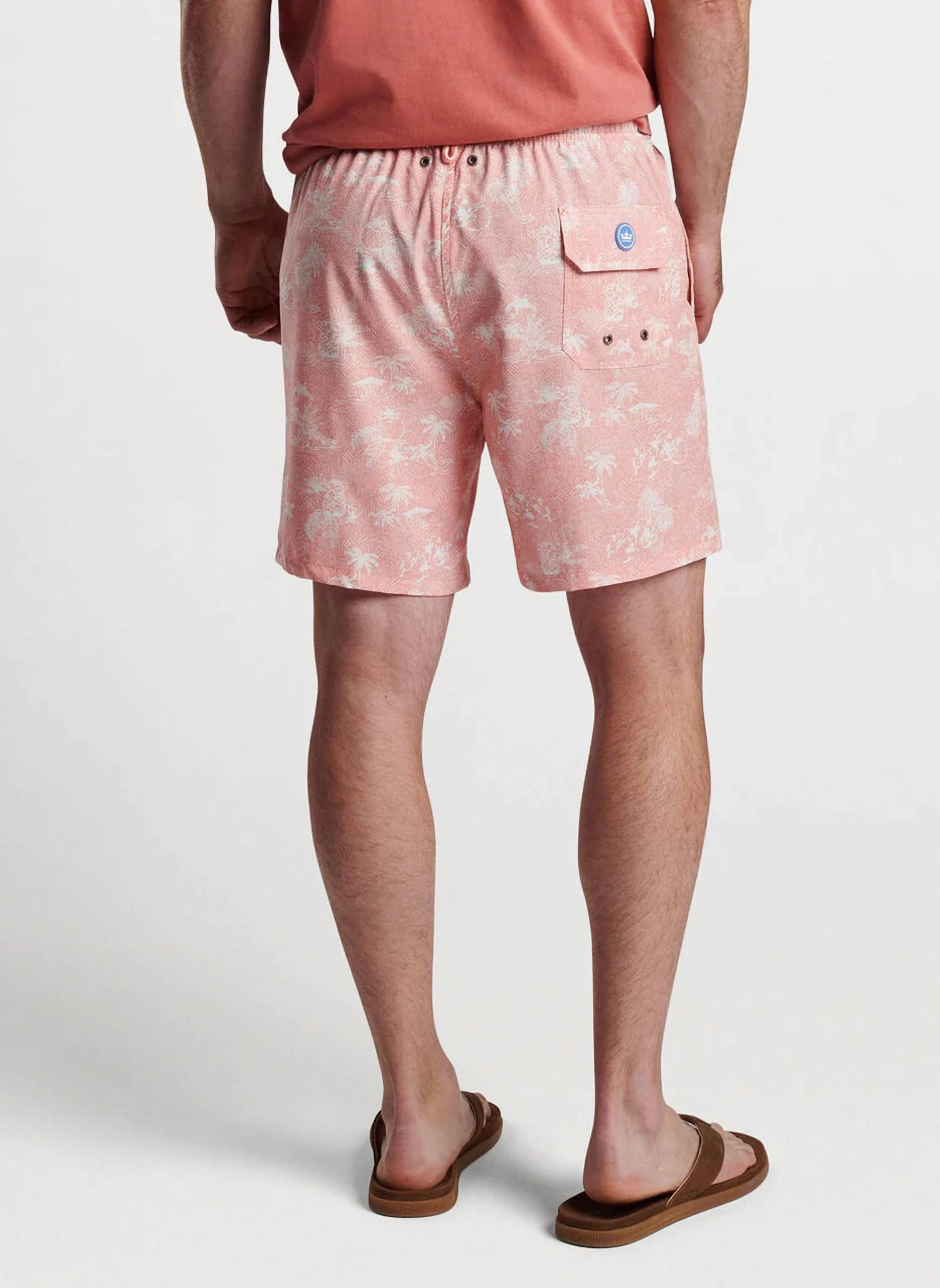 Peter Millar - Thatched Hawaiian Swim Trunk Short