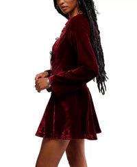 Free People - Linney Velvet Mini Dress