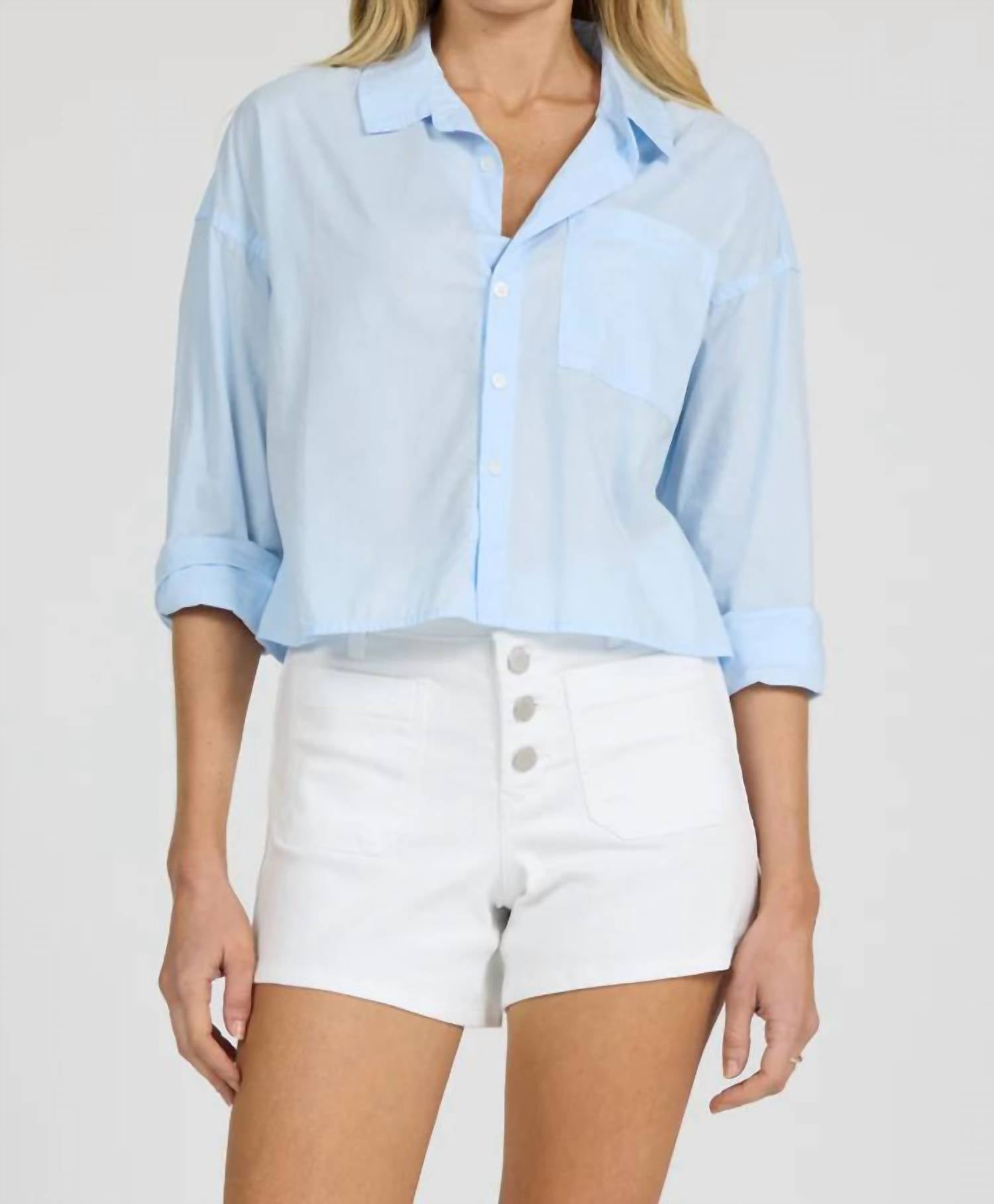 Dear John Denim - Cropped Adrianna Button Up Top