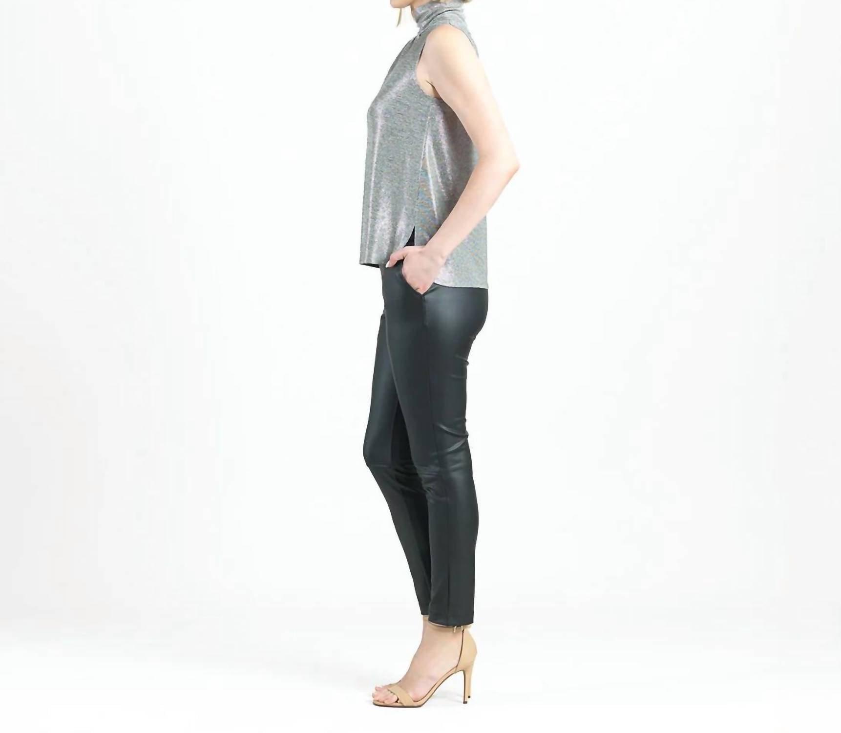 Clara Sunwoo - Shimmer Mock Blouse