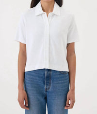 Goldie Lewinter - Luxe Life Short Sleeve Button Down Shirt