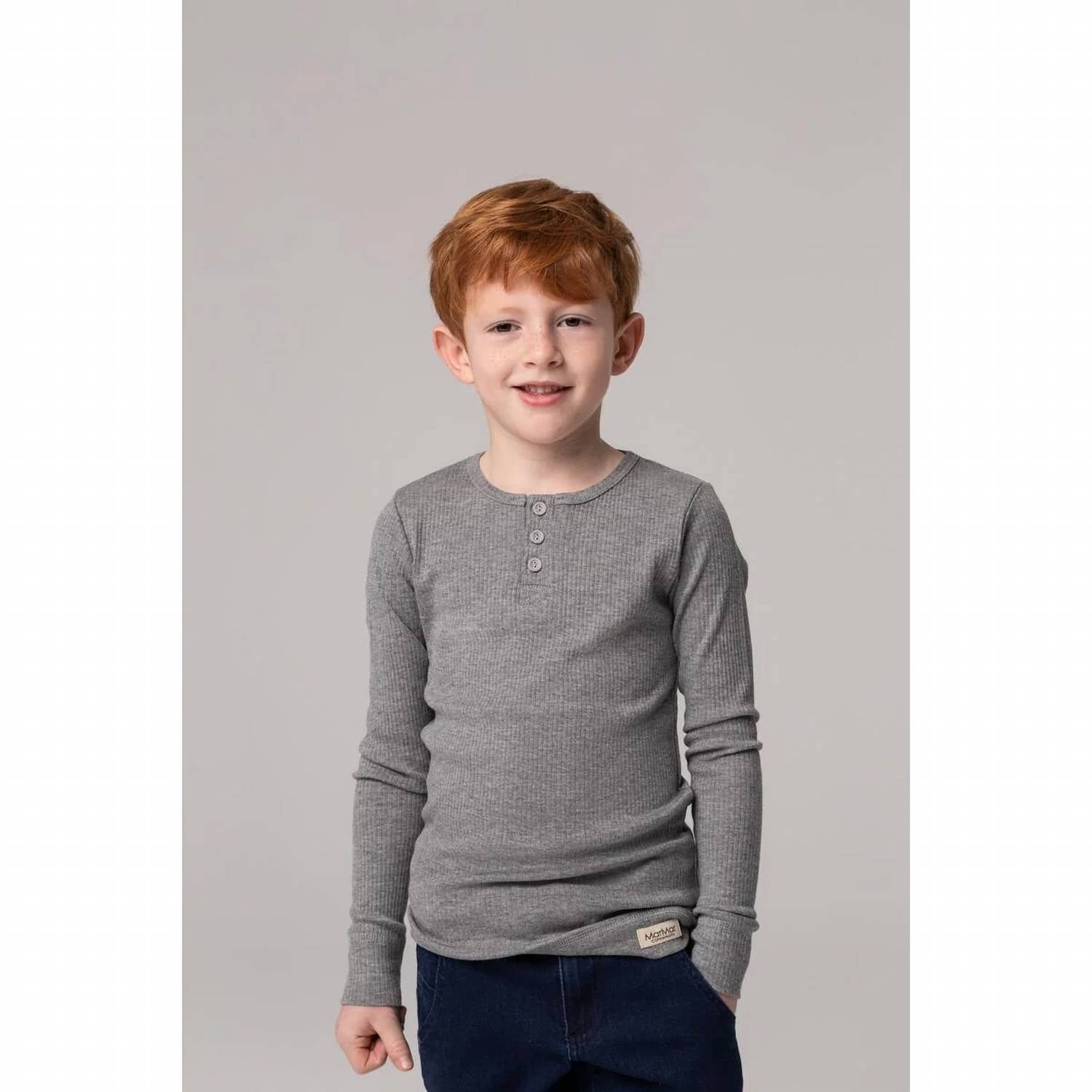 Marmar Copenhagen - Boy's Long Sleeve Ribbed Henley Set