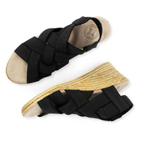 Charleston Shoe Co. - Women's Ravanel Lattice Woven Wedge