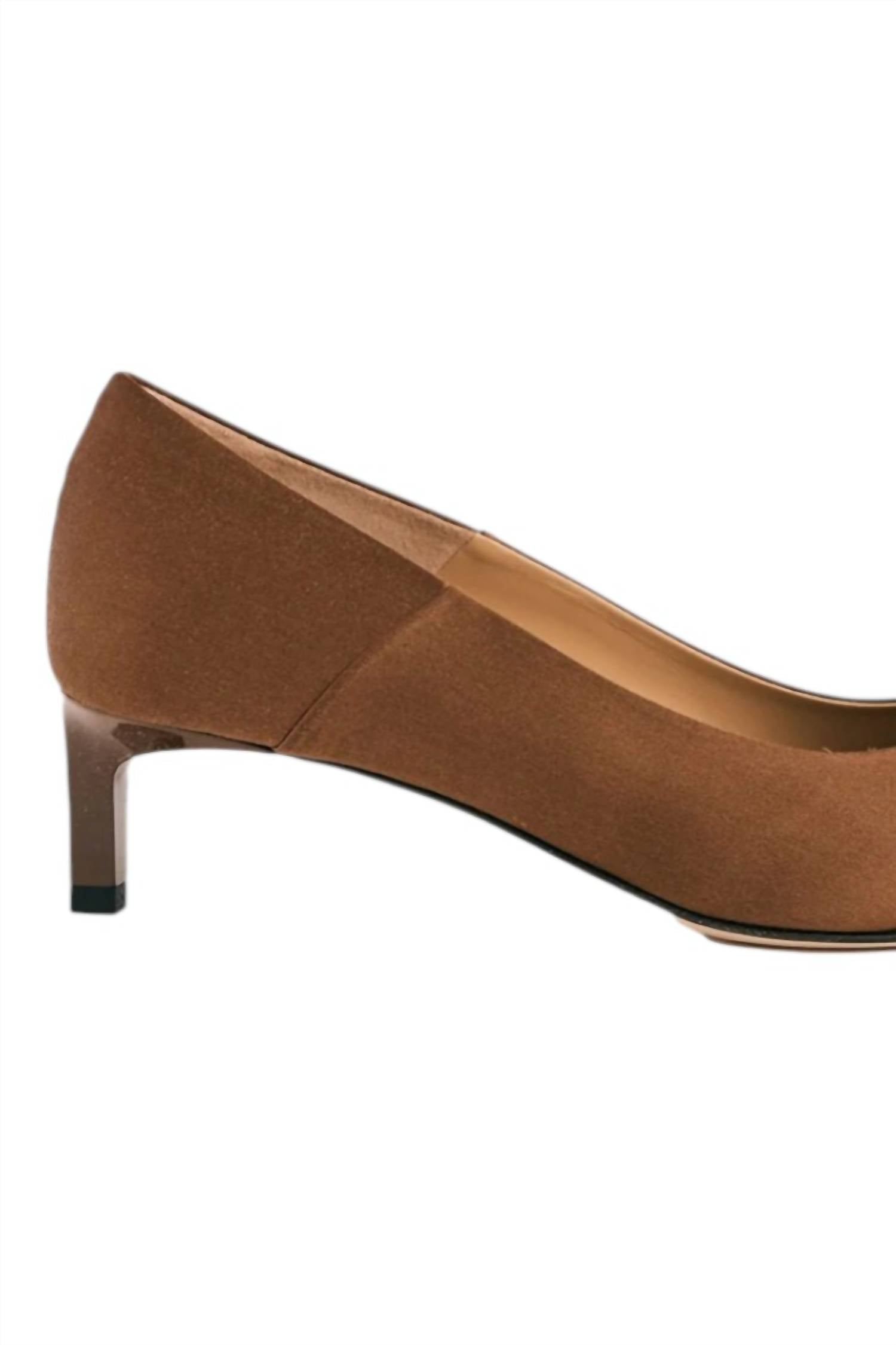 Dear Frances Women's Topo Pump in pale brown - women's heels - detail view