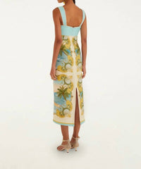 Farm Rio - Royal Sea Midi Dress