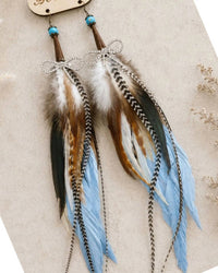 A Rare Bird - Women's Feather Earrings