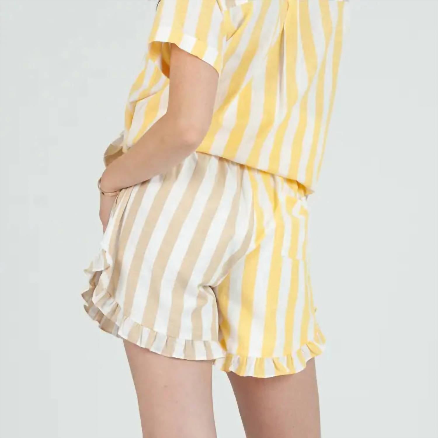 Lucca - Sunshine Stripe Shorts