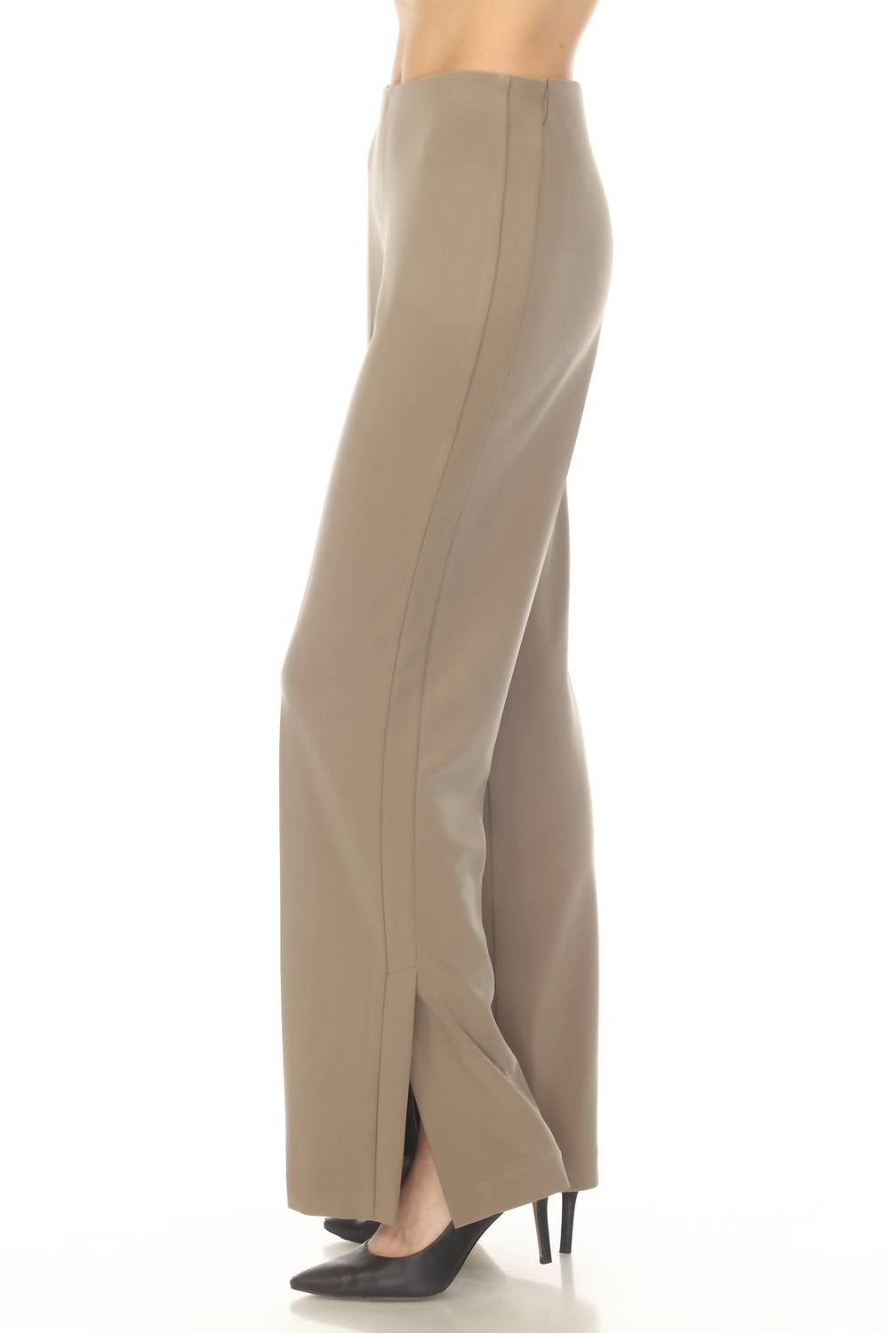 Joseph Ribkoff - Pull On Split Hem Wide Leg Pants