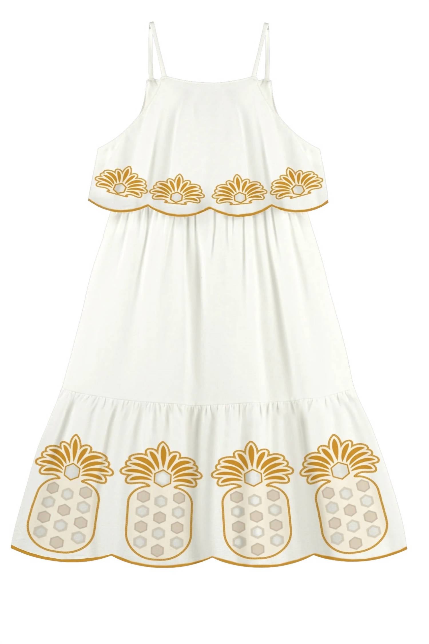 Nanai - Girl's Tropical Glow Midi Dress
