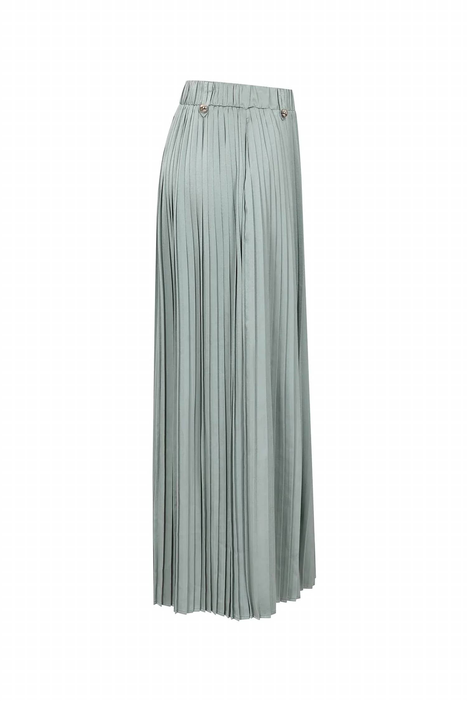 Rivir - Women's Pleated Wide Leg Pants