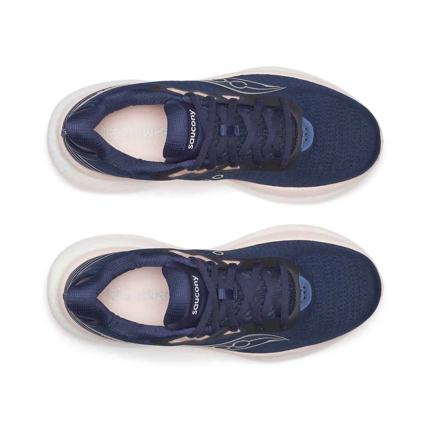 SAUCONY Women's Triumph 23 Shoe in navy cameo - women's shoe - alternate view
