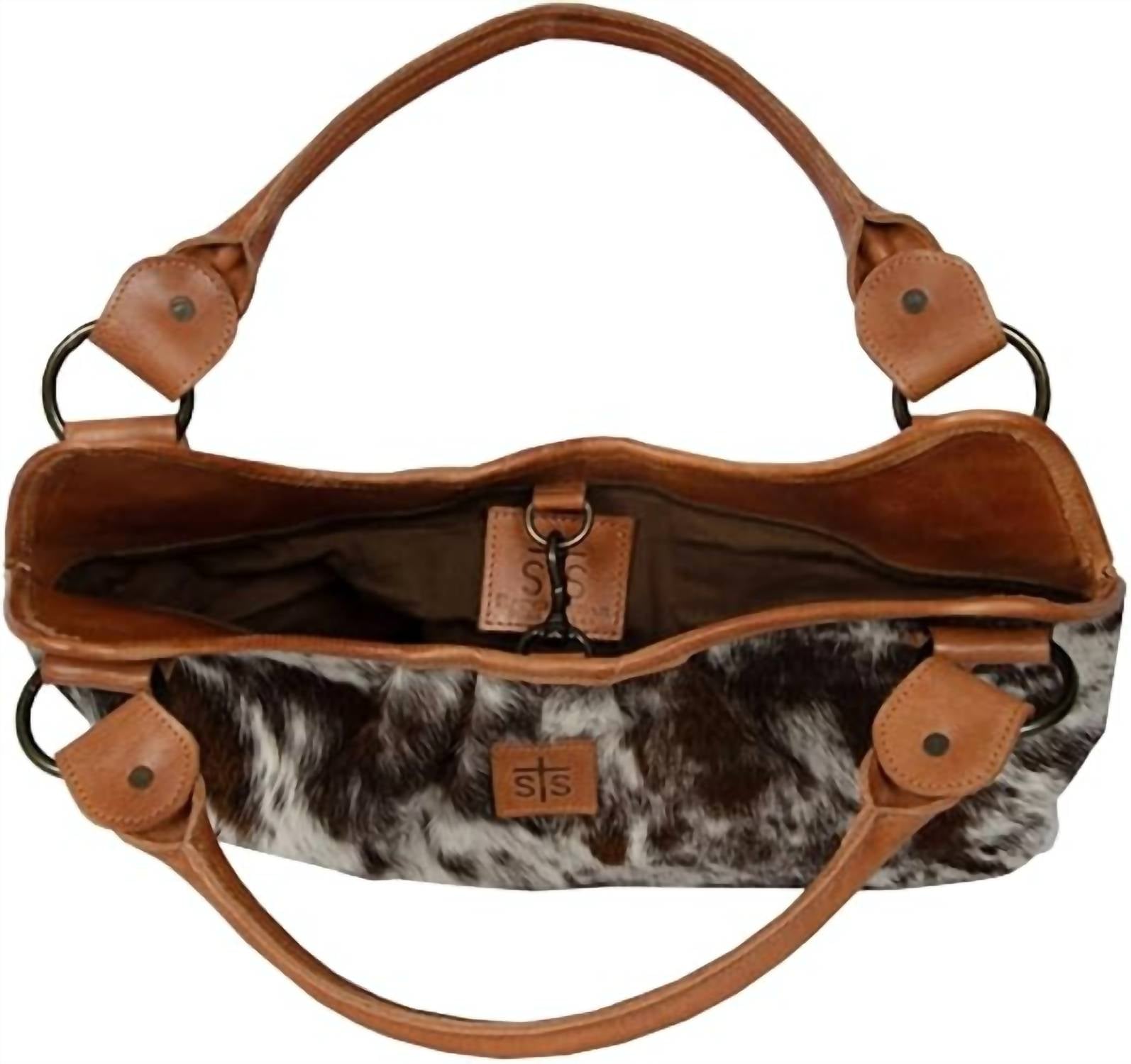 Sts Ranchwear - Women's Yippee Kiyay Hobo Cowhide Handbag