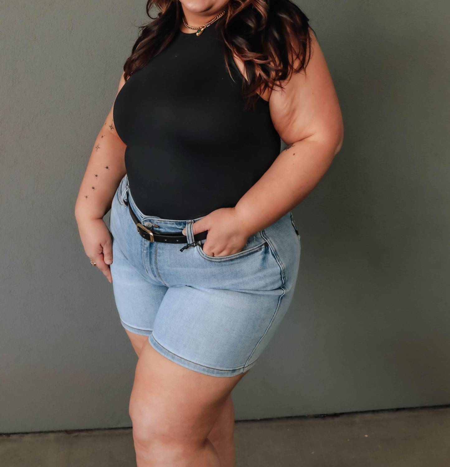 Judy Blue - Frankie Denim Shorts - Plus