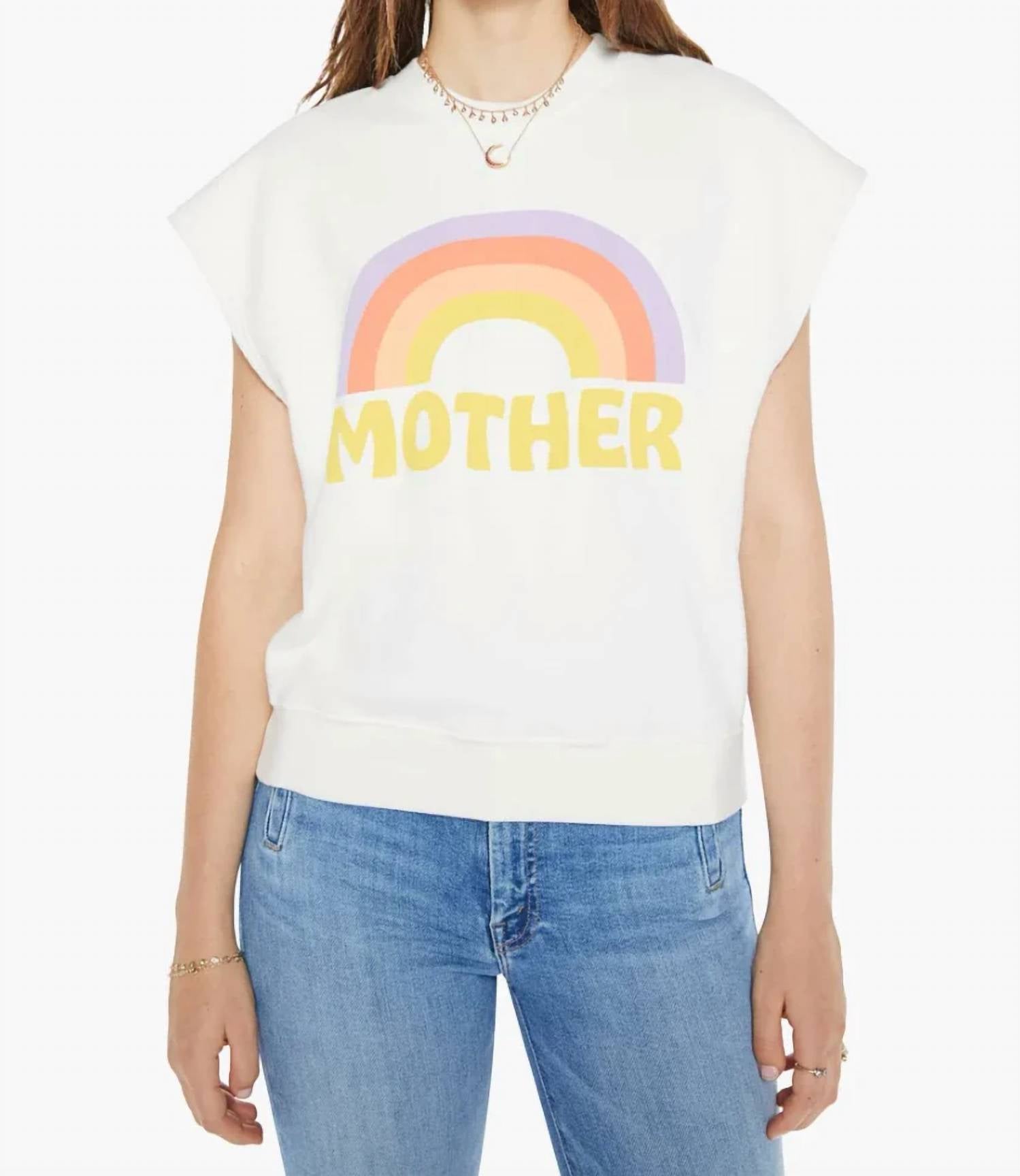 Mother - Drop Square Short Sleeve Sweatshirt