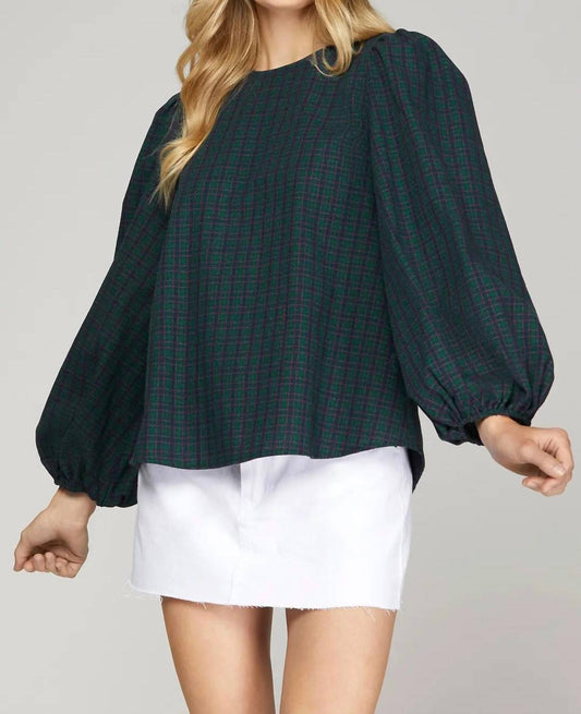 She + Sky - Blaire Woven Top