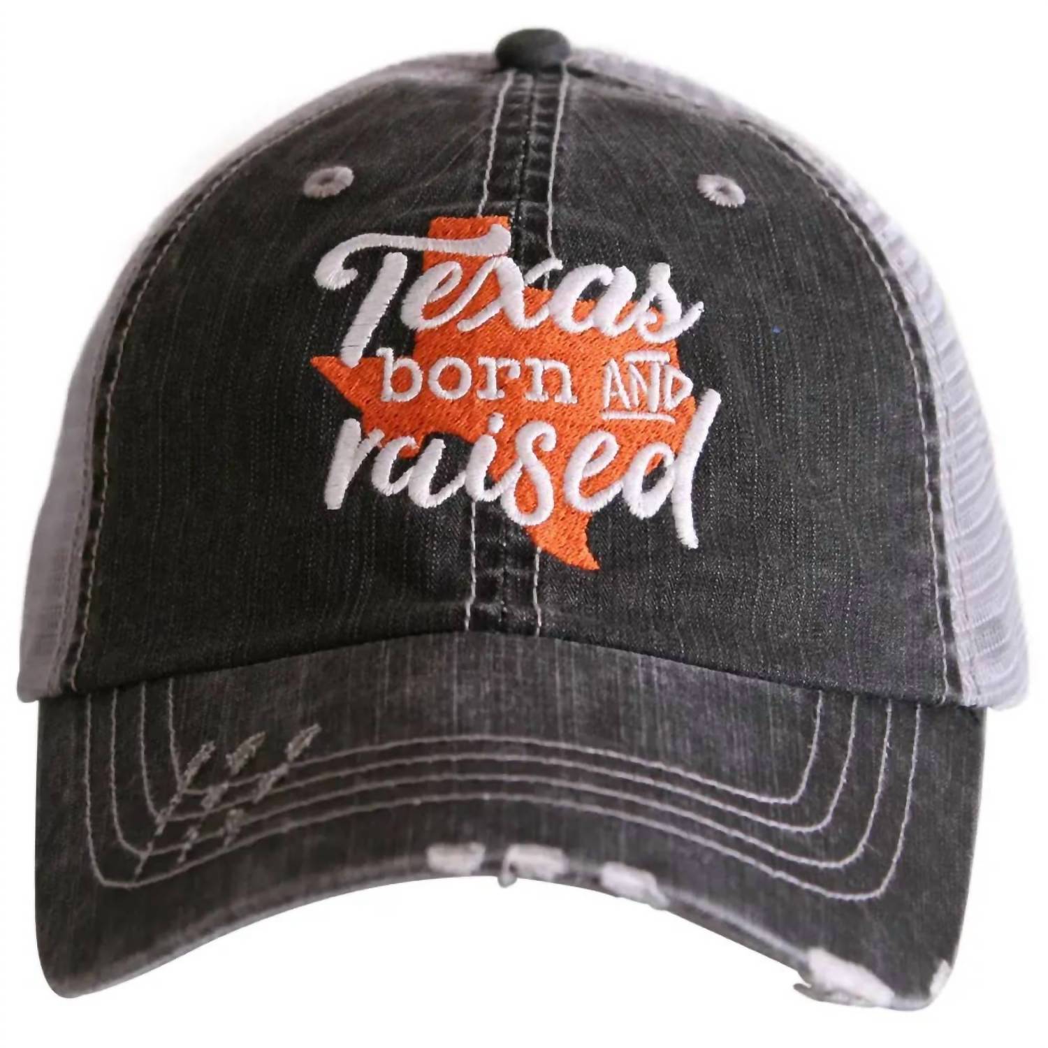 Katydid - Women's Texas Born & Raised Embroidered Trucker Hat
