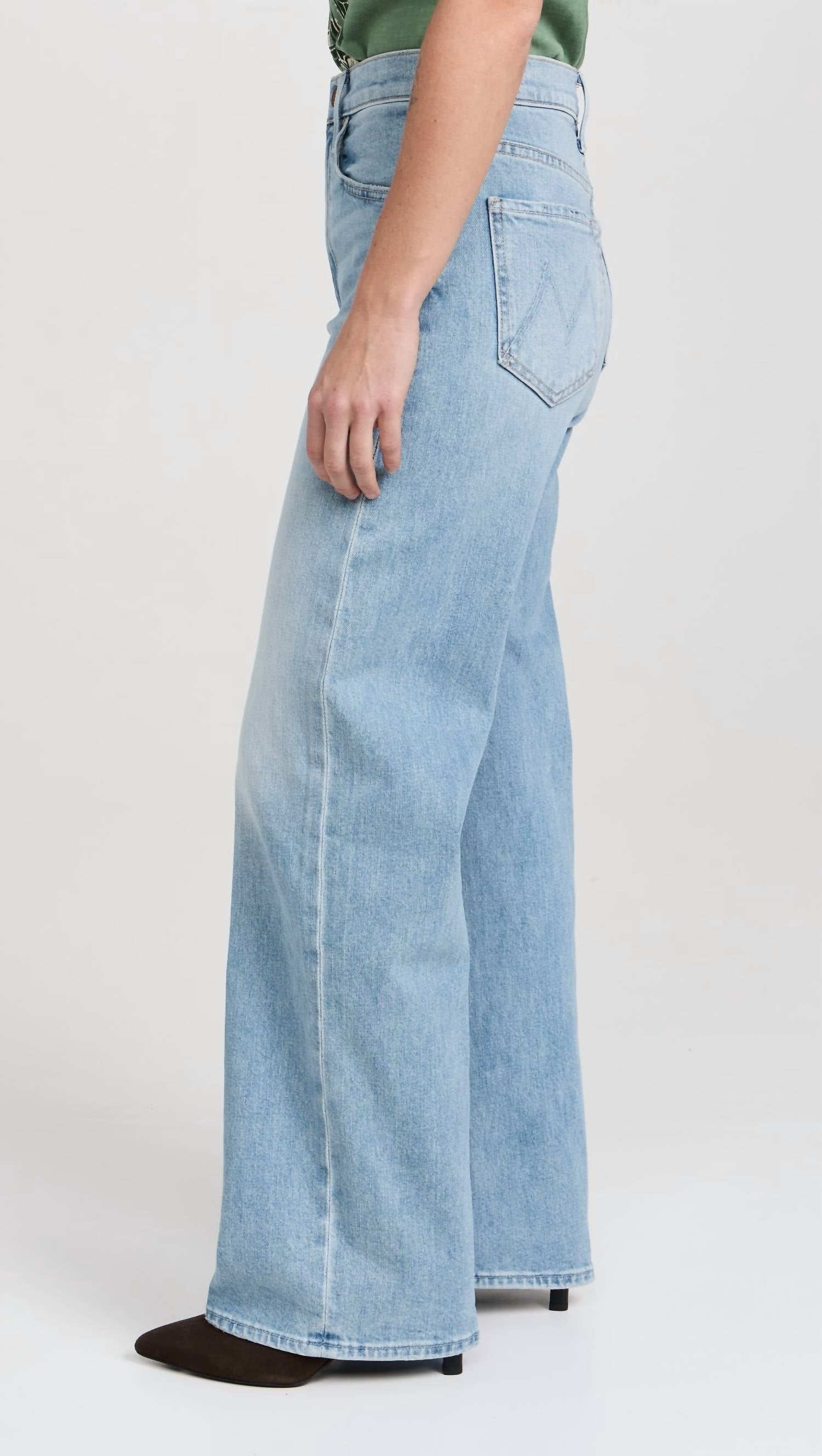 Mother - Lil Lasso Sneak Wide Leg Jeans