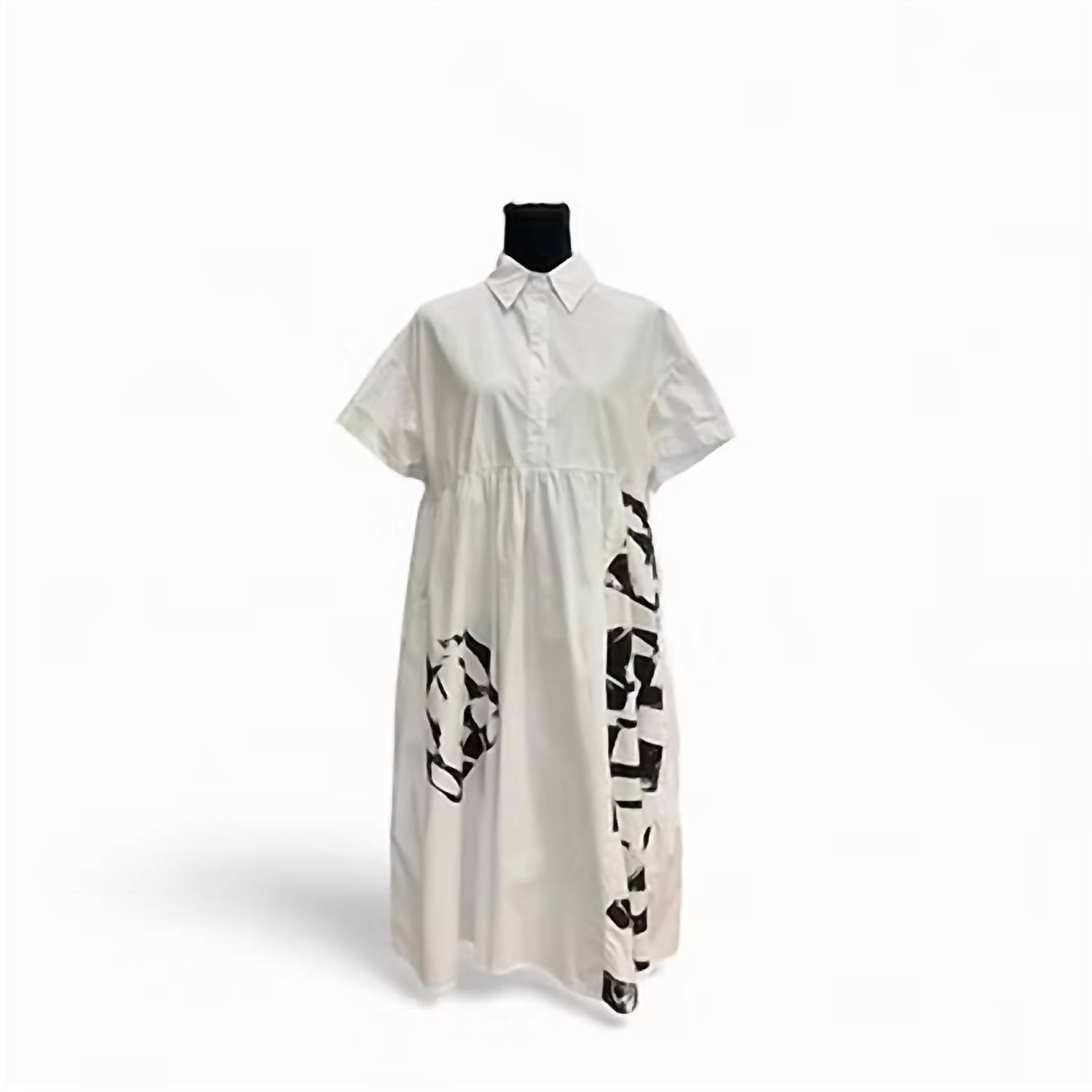 Mimoto - Women's Collared Midi Dress