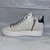 P448 Women's Thea Mid Cloud Sneakers in white gray - women's sneaker - alternate view