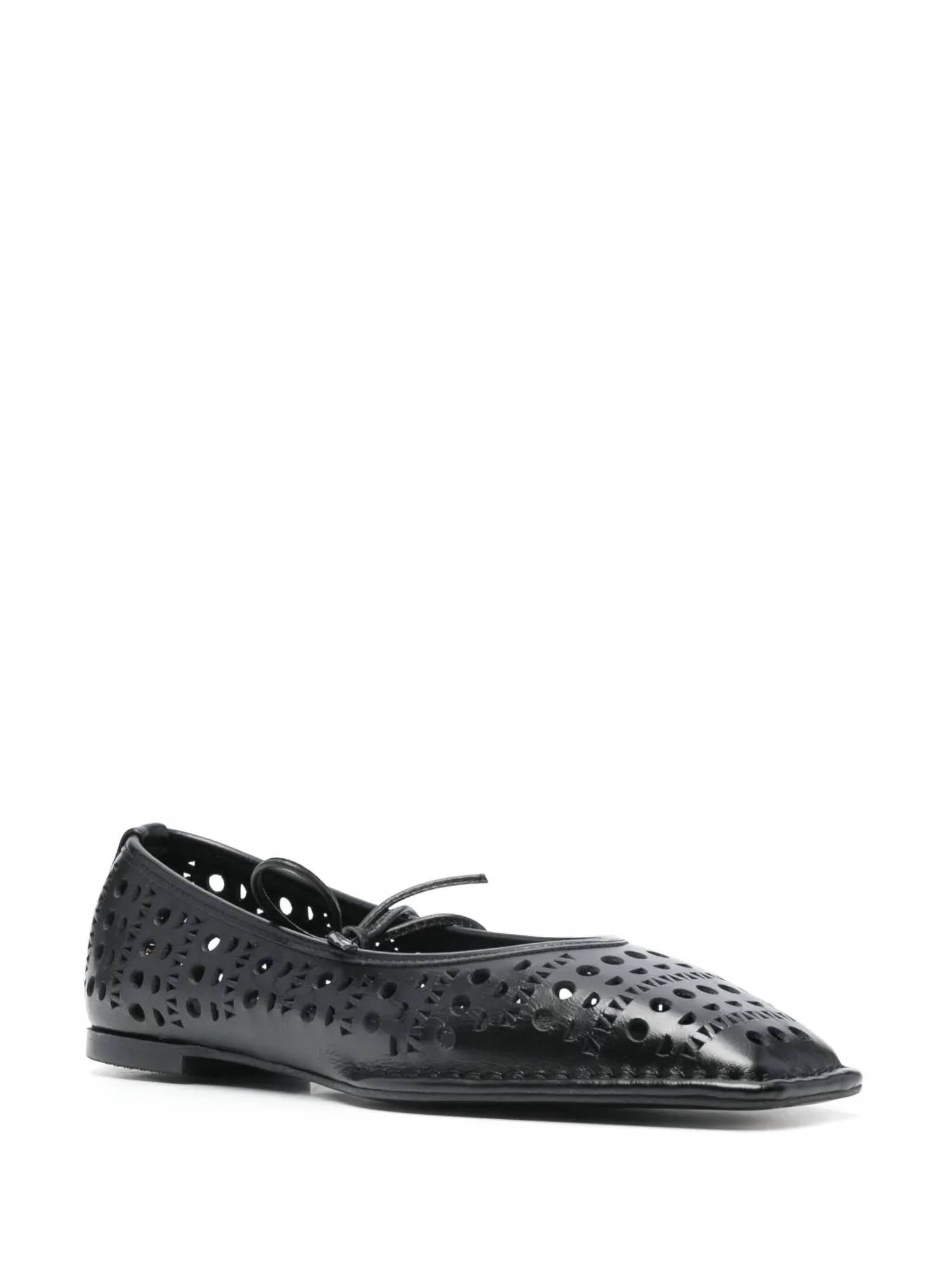 Alohas - Women's Sway Slit Leather Ballet Flats
