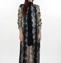 Liviana Conti - Snakeskin Print Shirt Dress