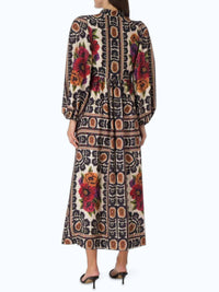 Farm Rio - Flower Tapestry Maxi Dress