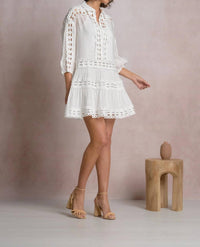 Elan - Crochet Mini Dress