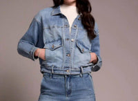 Tribal - Classic Drop Shoulder Denim Jacket