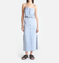 Nanushka - Women's Sayan Draped Slip Satin Midi Dress