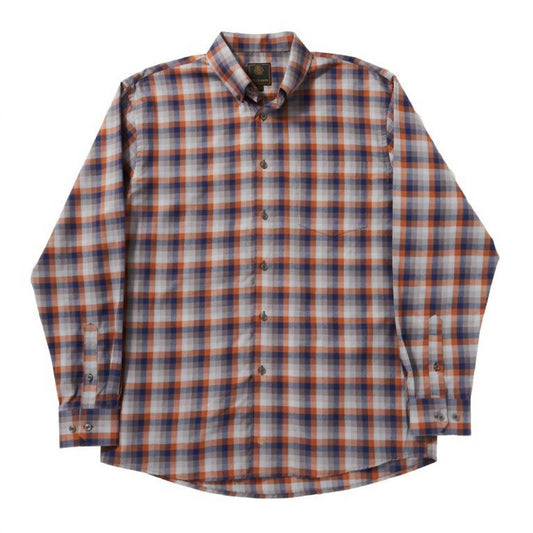 F/X Fusion - Men's Long Sleeve Check Button Down Shirt