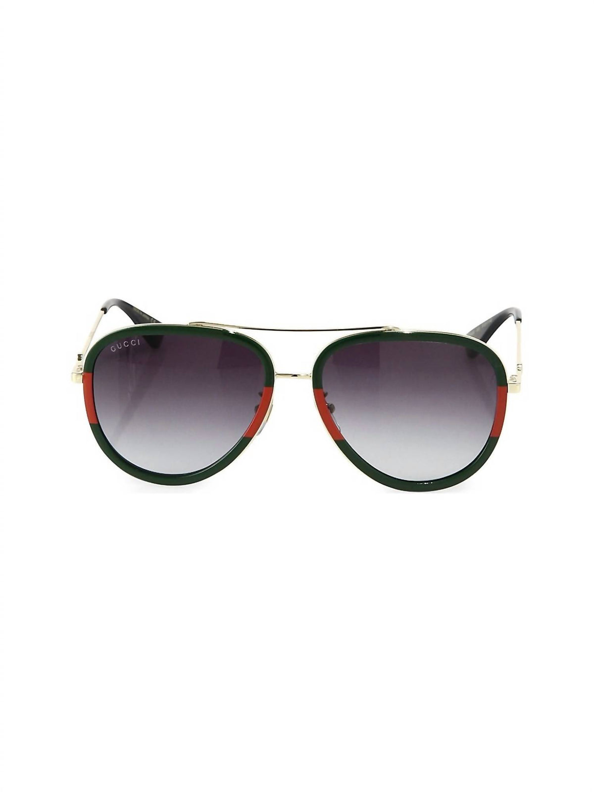 Gucci - Unisex Aviator Gg0062s-003 57 Metal Sunglass