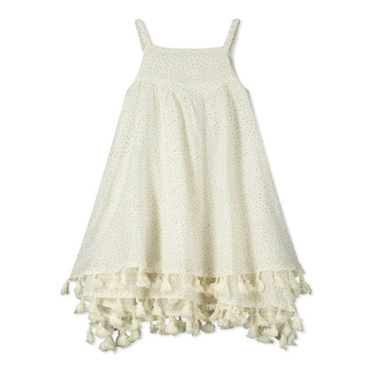 Poppet & Fox - Woven Sleeveless Tassel Dress