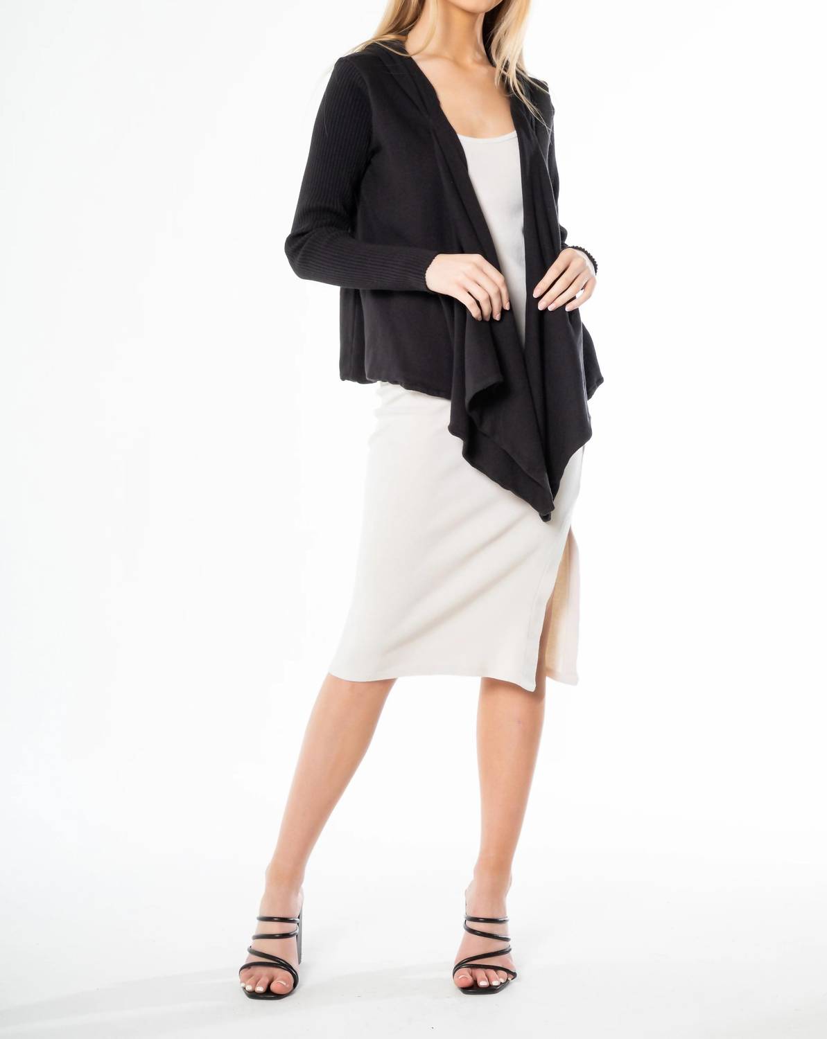 Maven West - Hoodie Open Front Cardigan