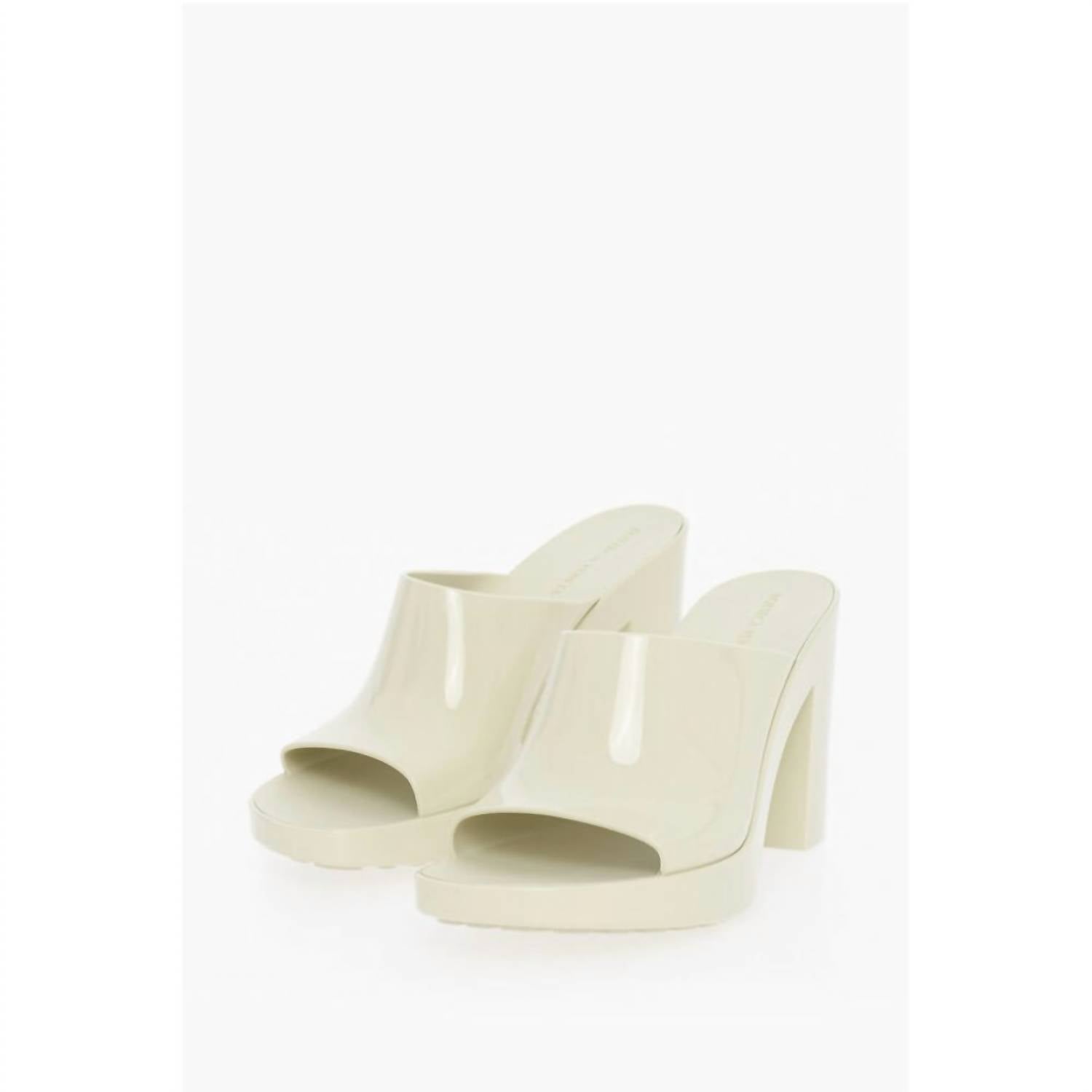 Bottega Veneta - Women's Rubber Gleam Heeled Sandals