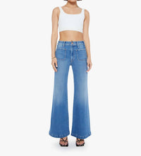 Mother - Lil' Hustler Roller Patch Pocket Sneak Wide Leg Jeans