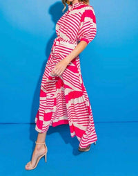 Flying Tomato - Seaside Stripe Maxi Dress