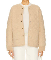 Guest In Residence - Quilted Liner Jacket in Cashmere Blend