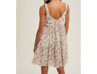 Wishlist - Pleated Floral Mini Dress